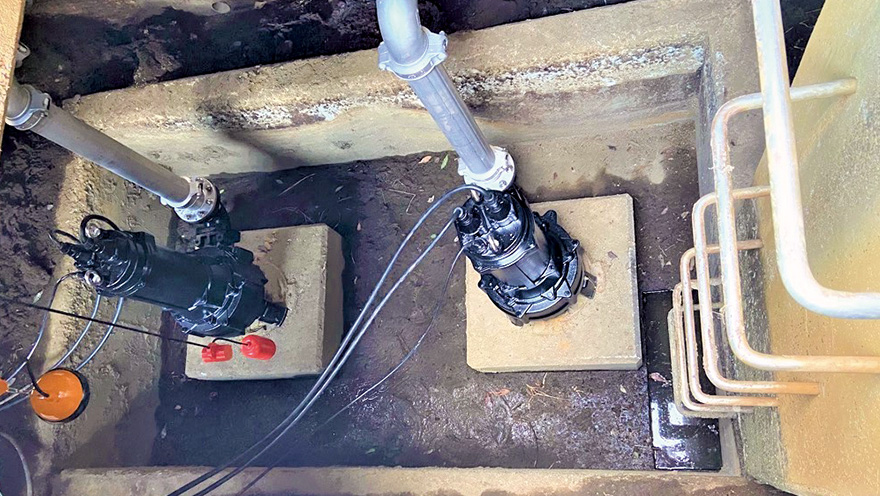 某福利机构的雨水排水系统